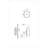 Раковина-чаша VITRA PLURAL высокая, квадратная 45 cм, цвет Матовый Белый 7811B401-0016